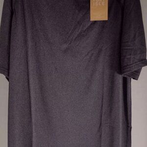 Fort Isle Men's Athletic Tank/Muscle Top Dark Grey Size Medium New.(A1)